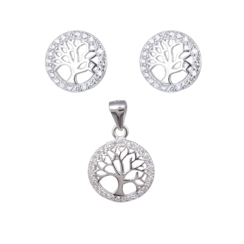 Set argint 925 Tree of Life 1.3 cm